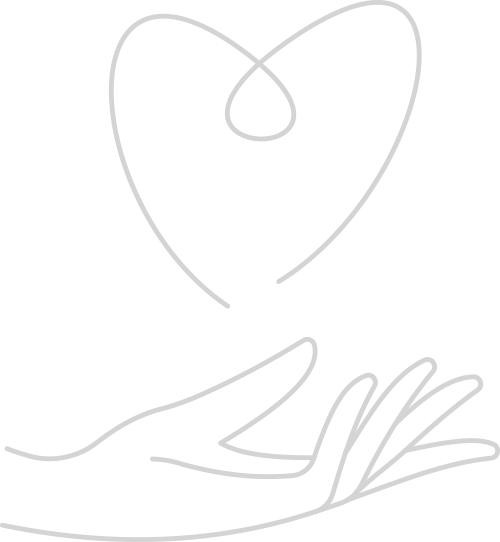 hand heart icon